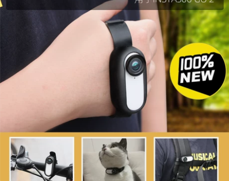 Insta360 GO2扎带硅胶套手腕带背...