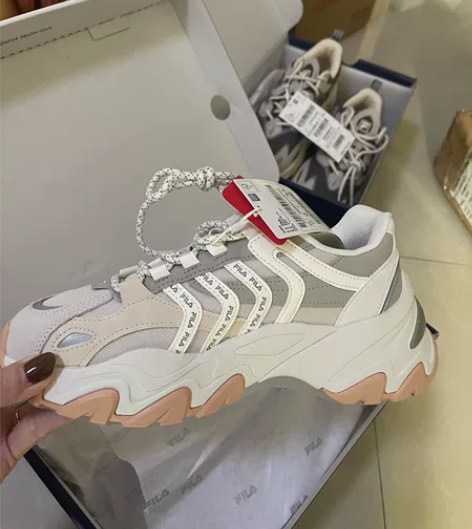 FILA 斐乐老爹鞋女鞋秋冬休闲鞋时尚轻便...