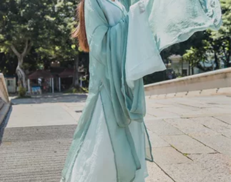 魏晋风汉服女清平调亲子清仓99元全套促销交...