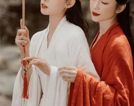 汉服女超仙古装大袖棉麻魏晋风古风外景影楼主...