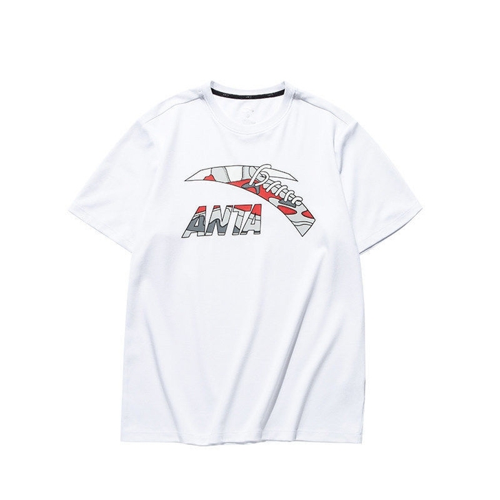 安踏印花T恤短袖