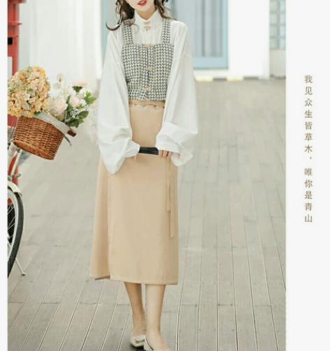 仅主腰裳云兮星月汉服女明制汉元素宋制旋裙原...