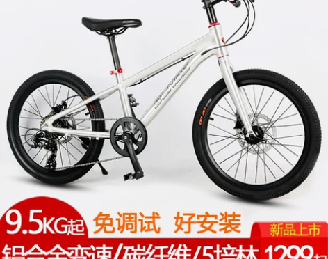 自行车 BLNOS出口儿童铝合金20寸变速