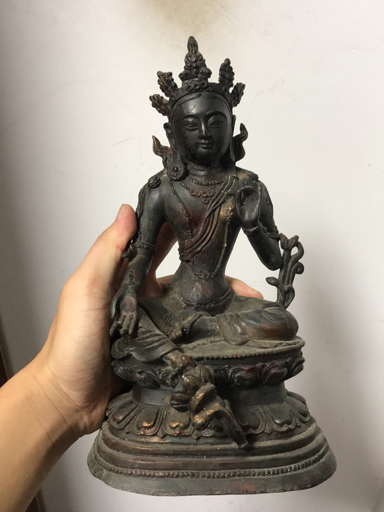 旧藏老铜佛像 高26厘米 全品 碰有缘人 ...