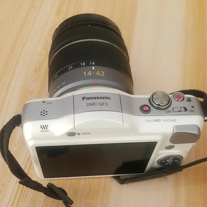 松下 LUMIX 微单 相机 白色 DMC...