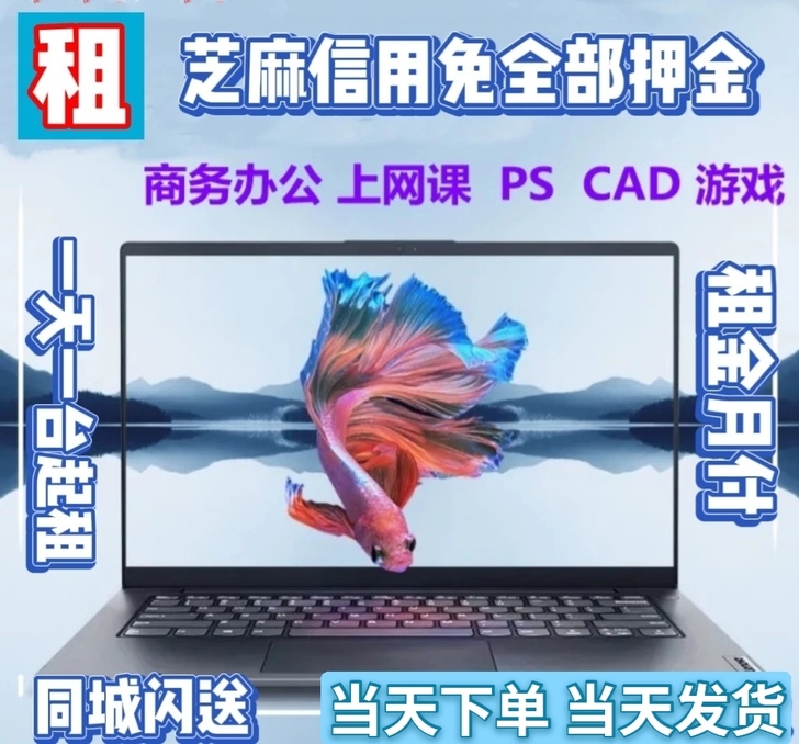 租电脑，办公电脑，高端电竞，台式机，一体机...