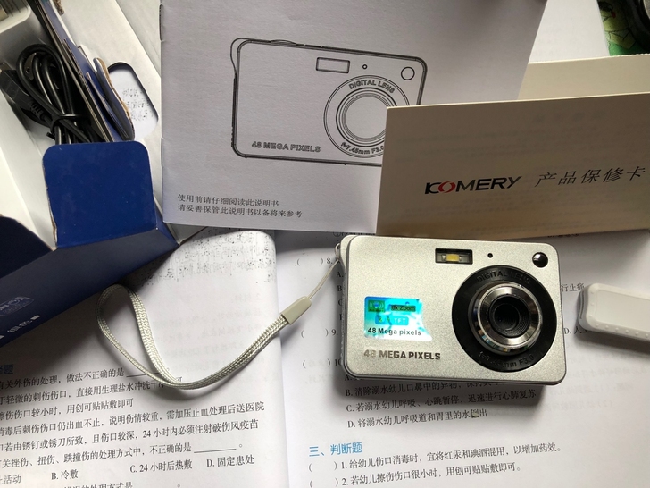 4K数码相机高像素高清自拍便携卡片机学生随...
