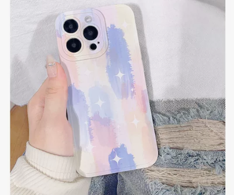缤纷色彩苹果手机壳 14pro max猫眼...