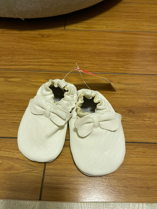 全新全皮羊皮婴儿鞋13cm-14cm真皮步...