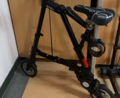 A bike折叠自行车一辆，没怎么用过，含...