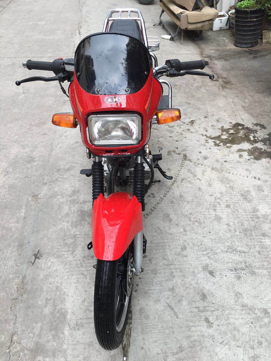 豪爵125刀仔款男装车 二手拉客代步摩托车