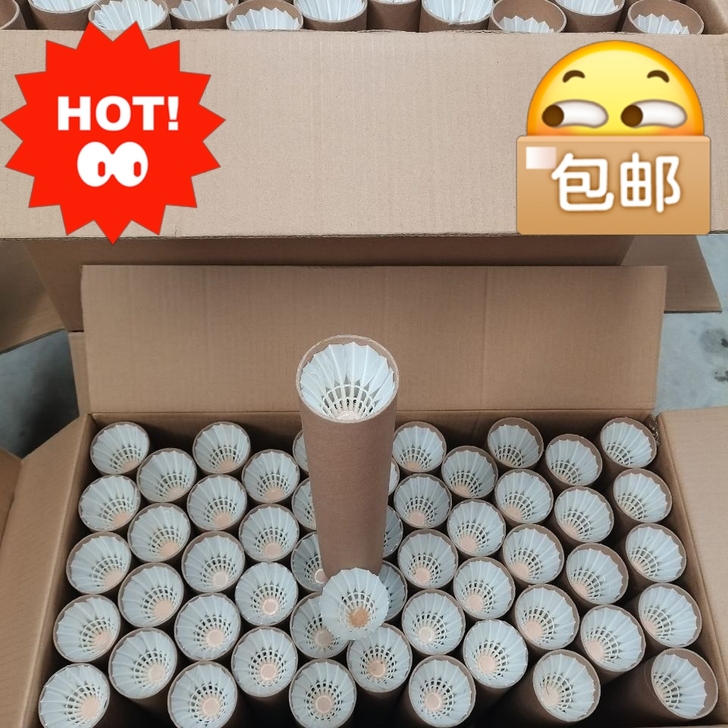 12只装羽毛球俱乐部训练用球，由工场直接进...