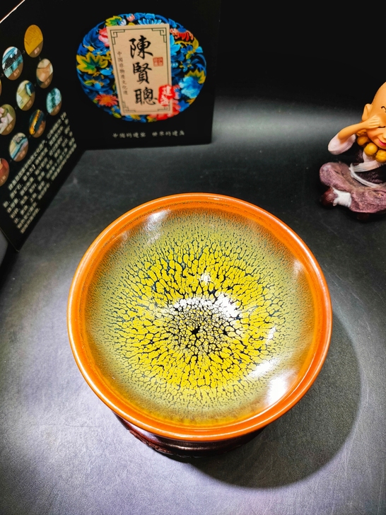 【绿鹧鸪建盏】灯哥推荐！特色陈贤聪师傅新品...