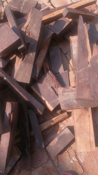 紫光檀下脚料全部打包发走5元一斤