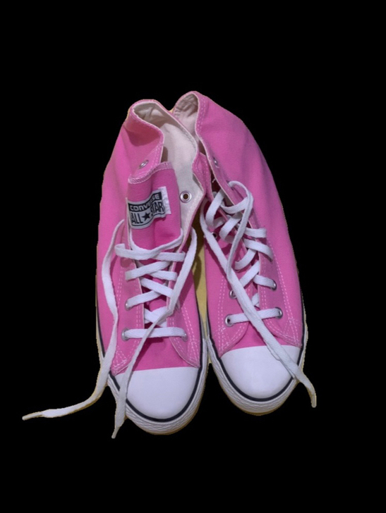 在家需等 30元包邮 全新粉色大码帆布鞋男...