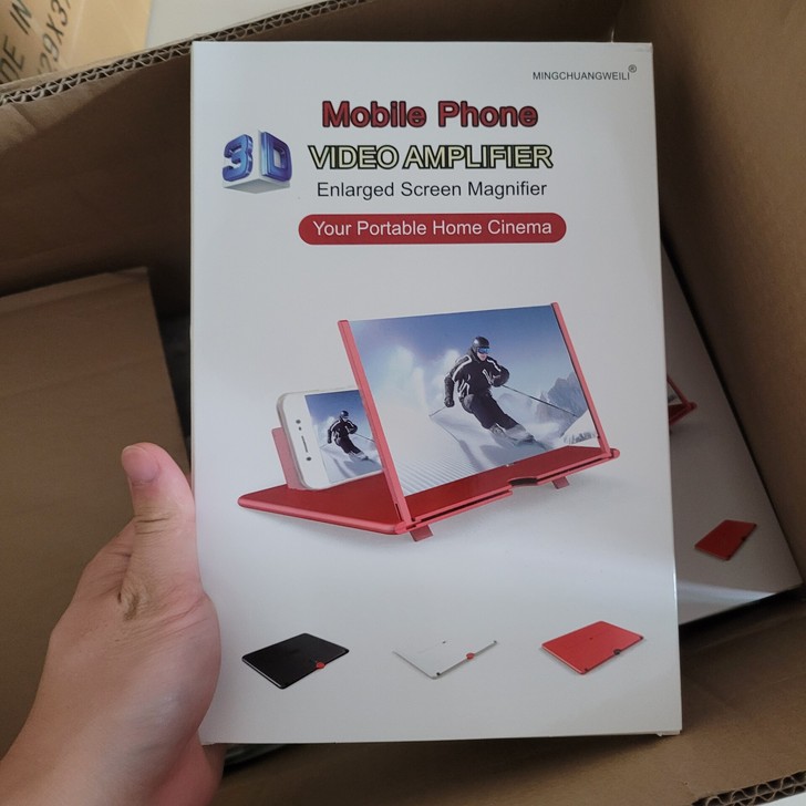 手机屏幕放大器支架高清蓝光款，非老版本不清...