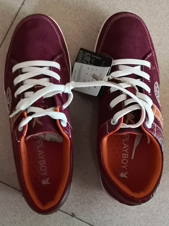 花花公子男鞋正品帆布鞋40码,不退不换