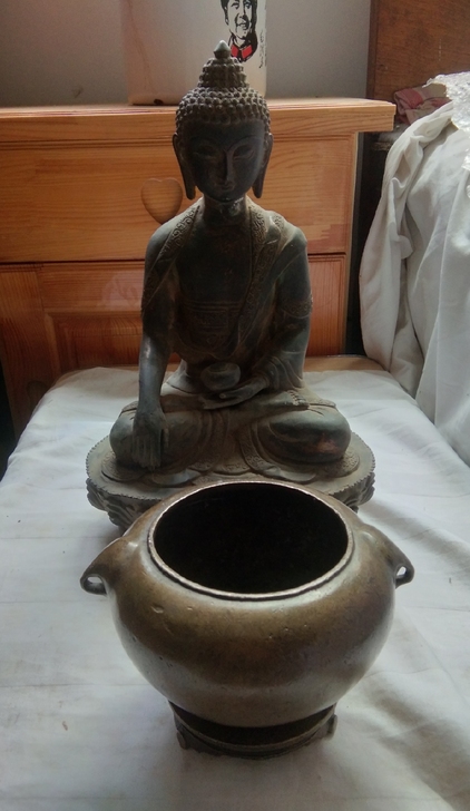 旧藏:清末民国时期老铜佛像