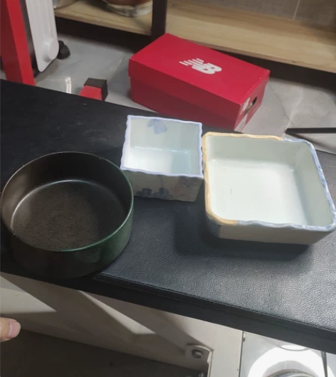 日本回流瓷器，反光有玉质感，大钵，建水，茶...