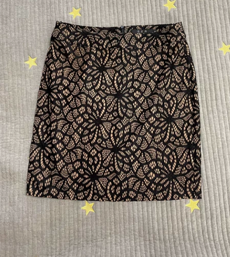 1漫兰秀蕾丝镂空半身裙短裙包臀a字裙夏季新...