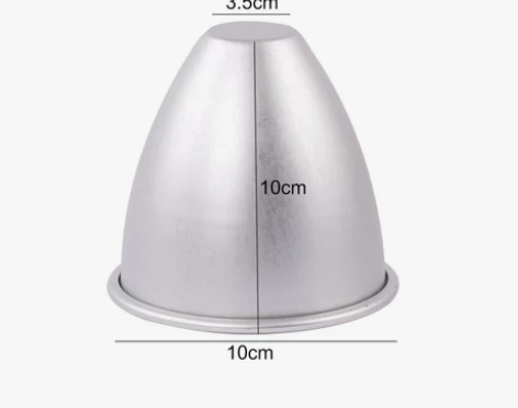 烘焙模具迷你公主裙蛋糕胚模芭比4寸铝合金阳...