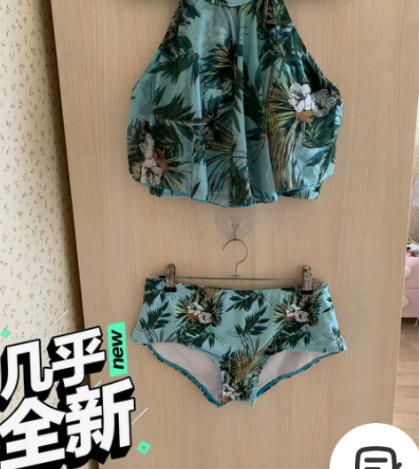 巴厘岛海边度假泳衣 海边度假分体泳衣女三件...