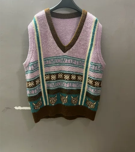 伊芙丽 羊毛针织背心 品牌型号 均码 宽松...