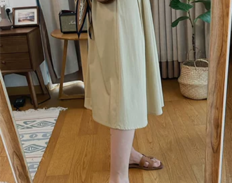 日系工装风半身裙女设计感小众夏季新款高腰中...