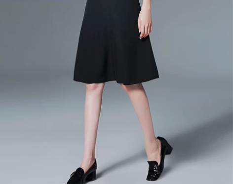 璐丝百丽半身裙女2020夏季新款裙子黑色春...