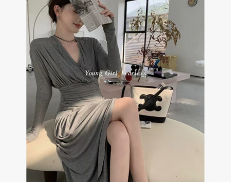 4/13少女无畏【法式希顿裙】优雅轻熟姐姐...