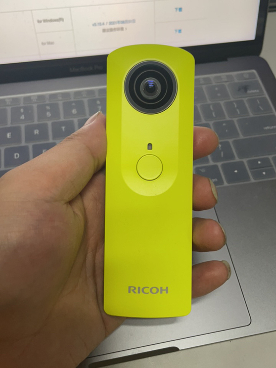 理光全景360相机，型号：theta m1...