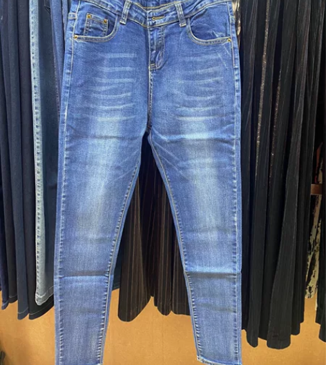 全新紧身弹力牛仔裤女高腰显瘦百搭弹力长裤2...