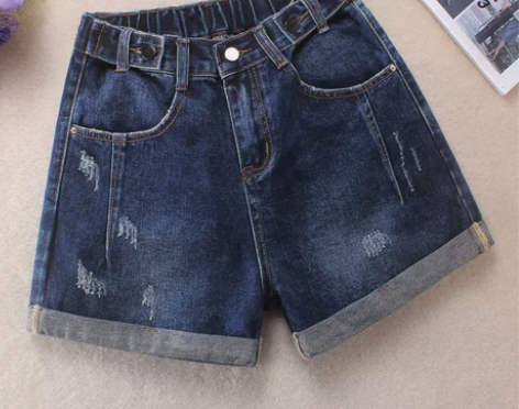 牛仔短裤 牛仔短裤阔腿裤女高腰2020新款...