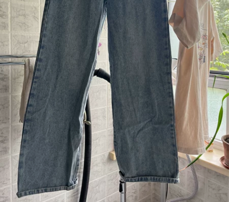 阔腿牛仔裤,105斤以内可穿 感兴趣的话点...