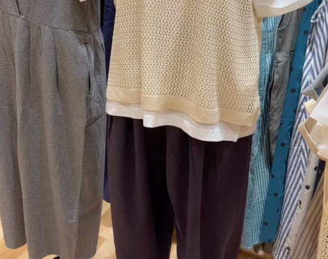 8分左右棉麻裤 sm2家 森系女装裤子 仅...