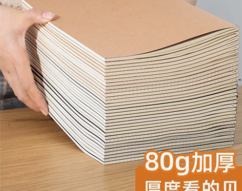 【限时特价】笔记本本子复古A5车线本B5牛...