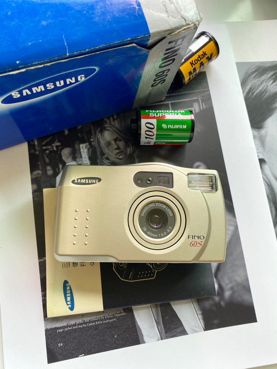 入门推荐带箱 三星胶片相机傻瓜机关联奥林巴...