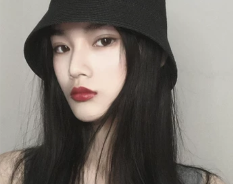 草编水桶帽子女夏韩版潮百搭日系小众复古渔夫...