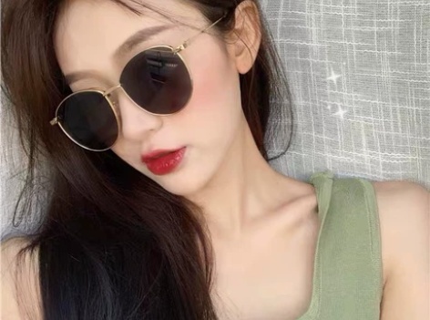 墨镜女防晒高级感ins复古小脸圆脸防紫外线...