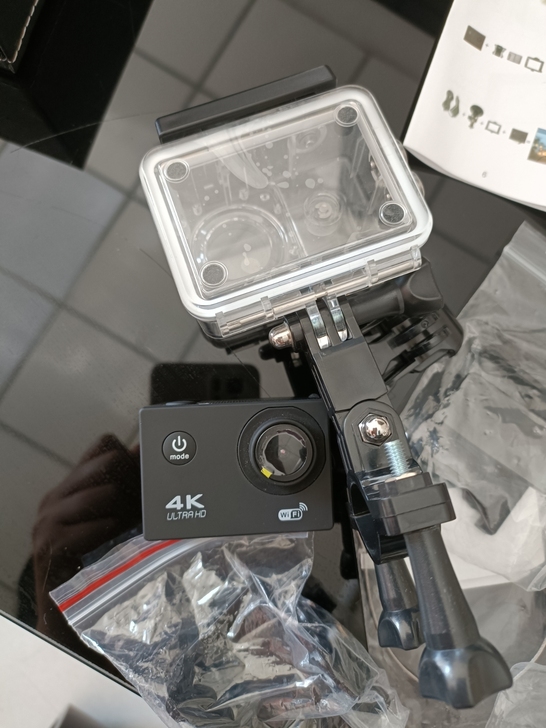 运动相机高清4K摩托车行车记录仪头盔山地自...