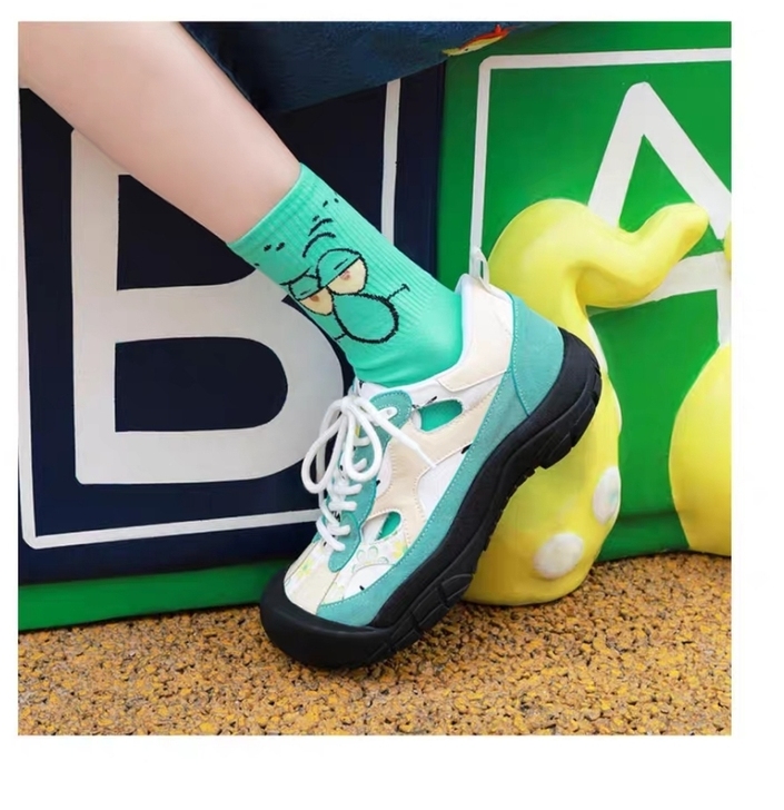 NIUWA 2021夏季原创厚底鞋小众娃娃...