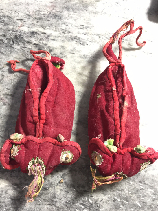 如图娃娃鞋老物件手工制作12包邮