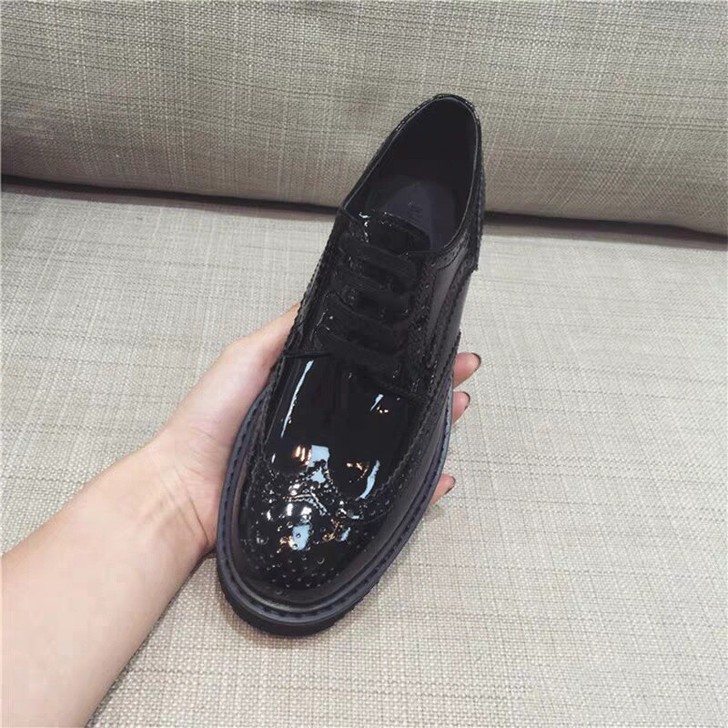 布洛克皮鞋 学院风鞋 38码