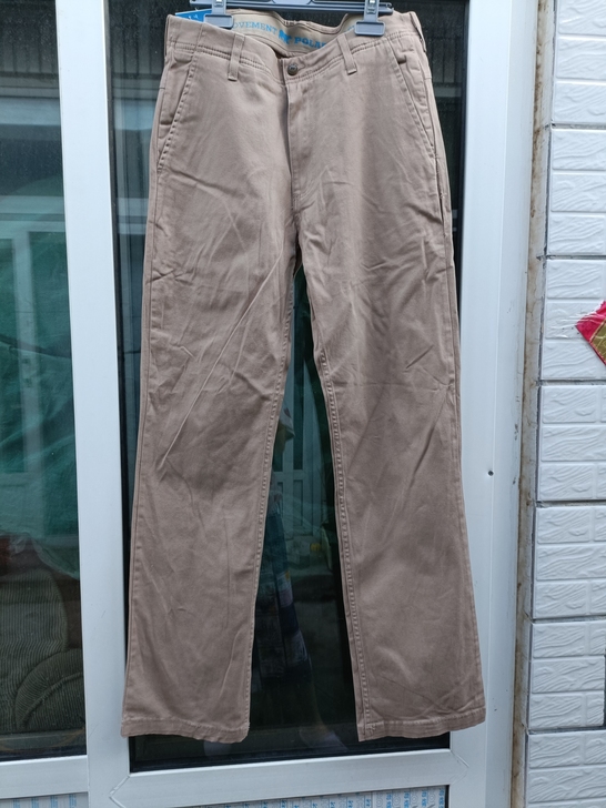 纯棉休闲男裤这一款的做工很棒，腰边加边的，...