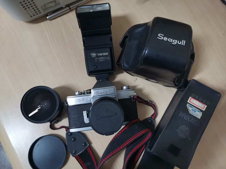 海鸥df1胶卷单反相机一套