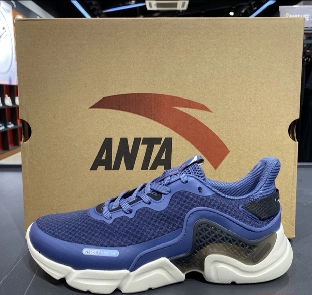 安踏跑步鞋男休闲鞋轻便软底减震运动网面鞋 ...