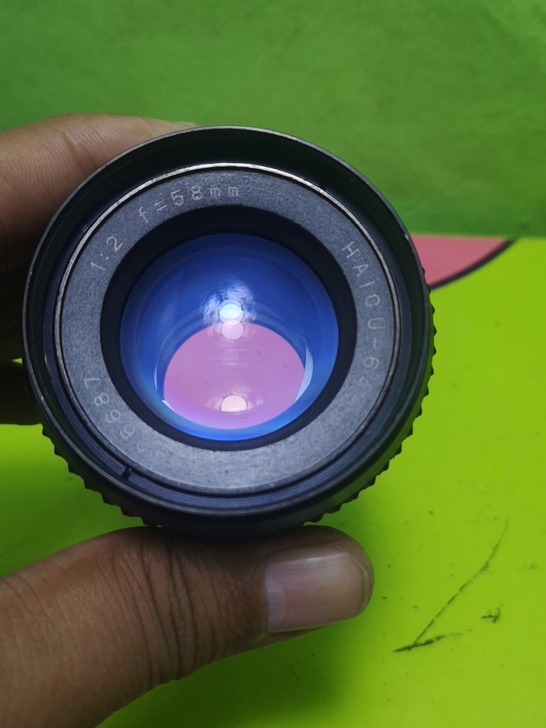 海鸥DF相机58/2标准镜头。镜片无霉无划...