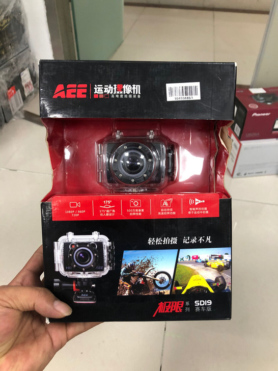 AEE运动摄像机SD19赛车版  商场库存...