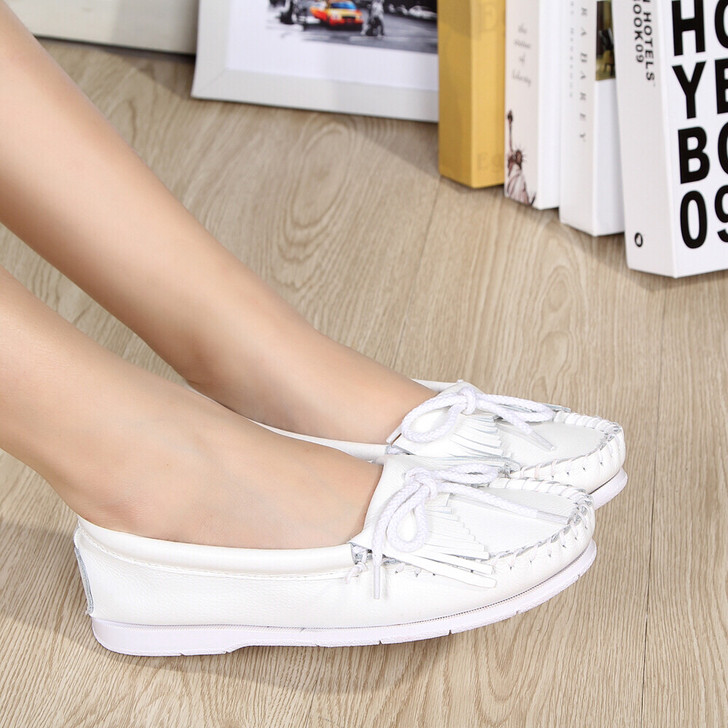 闲置清仓库存高品质唐卡豆豆鞋小白鞋单鞋百搭...