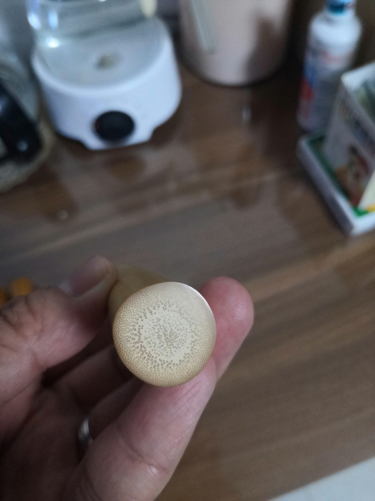 4根实心竹把件闲置出售